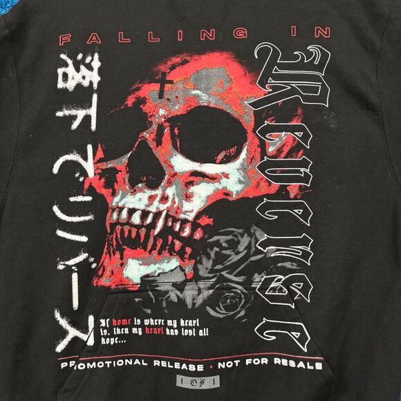 Falling in Reverse “Promotional Release” Graphic Hoodie Size Medium - Picture 2 of 4